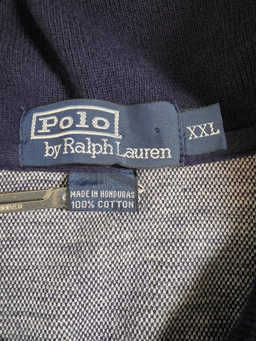 Polo by Ralph Lauren Navy & White Plaid Short-Sleeve Polo